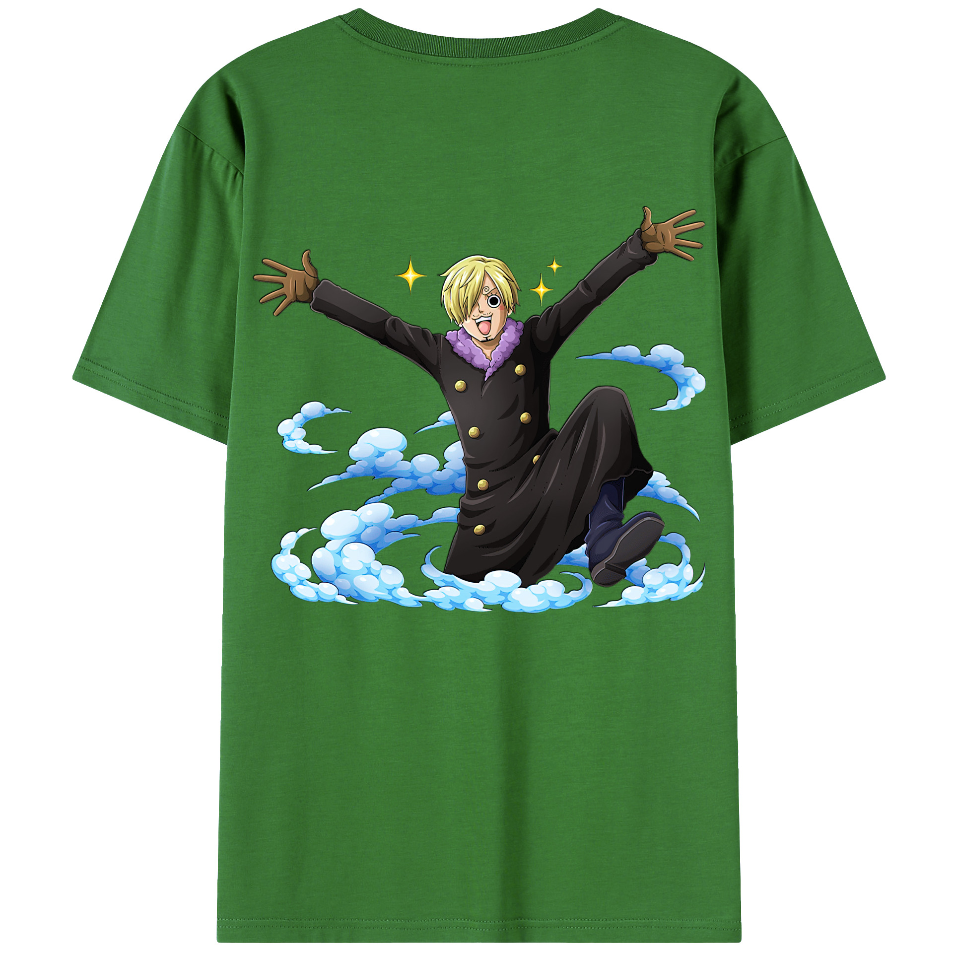 （画像用） ワンピース サンジ ONE PIECE Sanji レディース半袖Tシャツ(バックプリント)